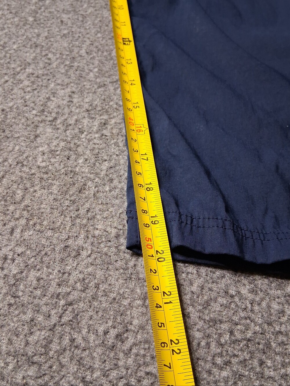 Khombu Womens Navy Blue Woven Stretch Capri Pants XXL - Picture 5 of 14